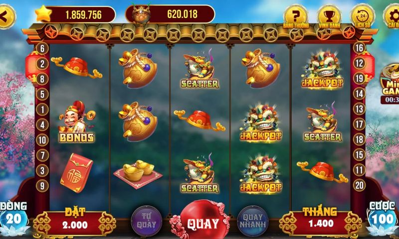 Lựa chọn game Nổ Hũ 77bet đơn giản